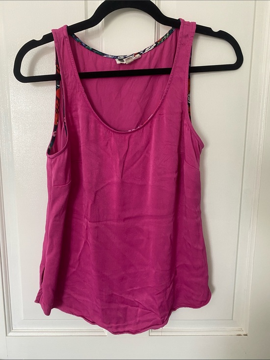 Anthropologie Tops - Anthropologie Floreat Fuchsia Pink Sleeveless Scoop Neck Tank Top